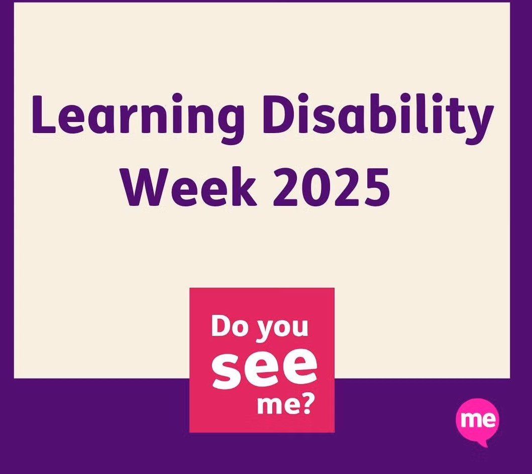 'Learning Disability Week 2024. Do you see me?' 