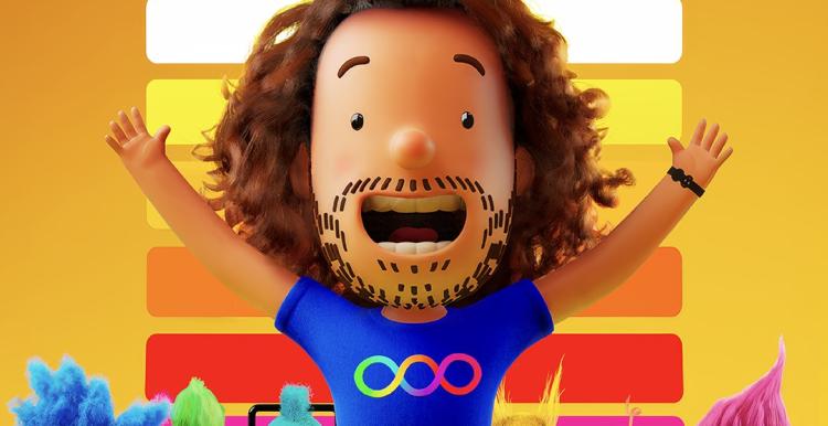 'Meet the Activators.' Cartoon images of Joe Wickes, The Body Coach, and six colorful creatures all smiling with their arms raised. 