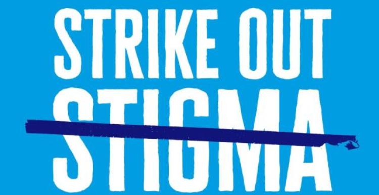 'Strike Out Stigma' Stigma crossed out. 
