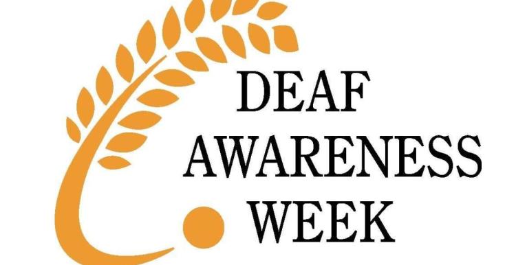 'Deaf Awareness Week' logo 