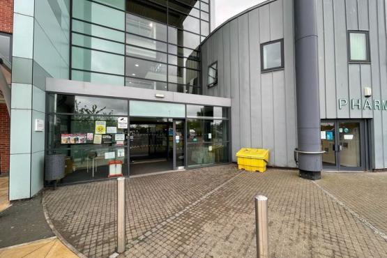 Urgent Treatment Centre in Widnes entrance. 