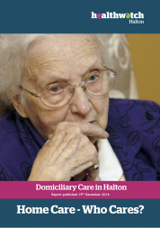 report cover - Home care, who cares