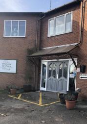 Simonsfield Care home entrance. 